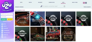 Juegos de ruleta disponibles en Playuzu casino online