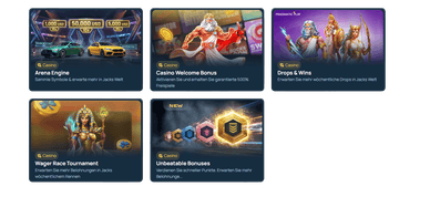 Aktionen im Fortune Jack Casino