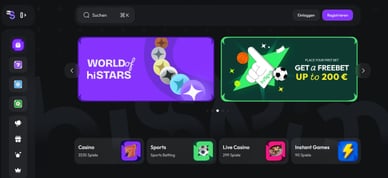 HiSpin Casino mit Spielautomaten