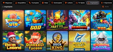 Hertzbetz-Spielautomaten zum Thema Angeln