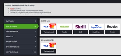 Betlabel Casino Einzahlung