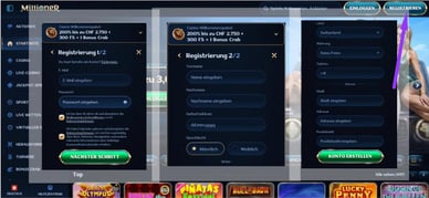 Registrieren Sie sich im Millioner Casino