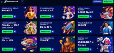 Spinwenera Bonus für Schweizer Spieler