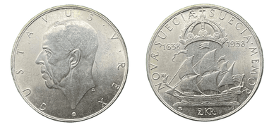 2 kronor 1938 - Delaware, Sverige