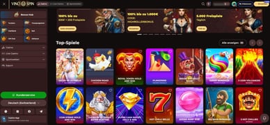 VinciSpin Casino Login in der Schweiz