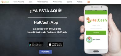 Aplicación móvil Halcash