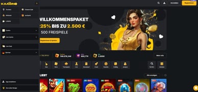 Offizielle Website von Kaasino für den Login aus Deutschland