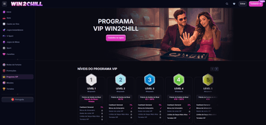 Programa VIP de bónus no casino Win 2 Chill em Portugal