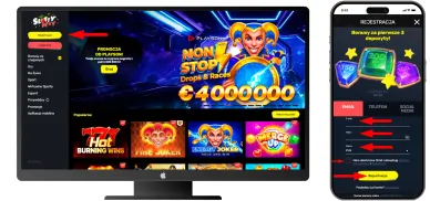 Szybka rejestracja w SlottyWay Casino