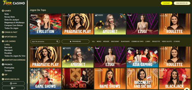 Jogos com crupiê ao vivo no ThorCasino em linha