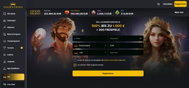 GoldenCrown Casino mit Banküberweisung