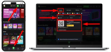 オンラインカジノにザーでで入金
