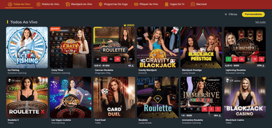 Jogo ao vivo com croupier no 777 Vault on line