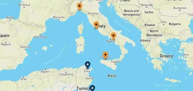 Traghetto dall'Italia alla Tunisia Italia Tunisia