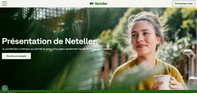 Présentation officielle de Neteller sur le site français.