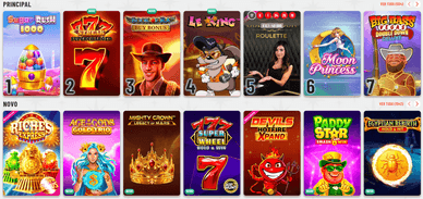 Variedade de jogos Variedade de jogos no Wyns casino