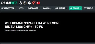 Planbet Casino Willkommensbonus
