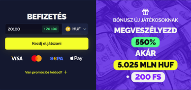 Goldbet casino üdvözlő bónusz új játékosoknak