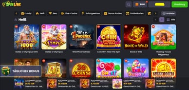 Top 2 in der Rangliste der besten Casinos in Deutschland – Spinline