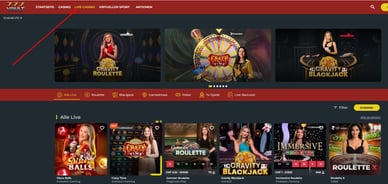Live Spiele im 777 VAULT Casino