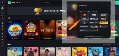 Casino Sofortüberweisung in Deutschland – True Luck