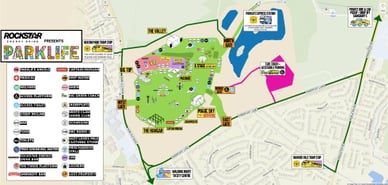 parklife festival map