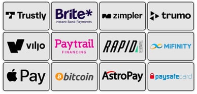 Livekasino maksutavat