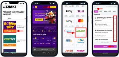 Neteller casino talletus