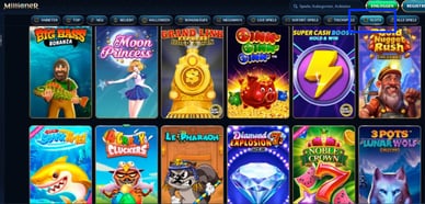 Slots Online bi Millioner Casino