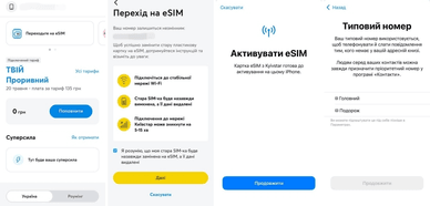 eSIM Київстар