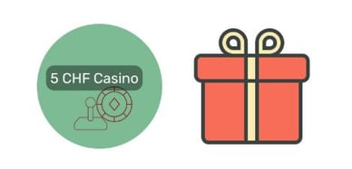 Bonus im Online-Casino 5 CHF 5 CHF Mindesteinzahlung Bonus