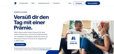 PayPal-Anmeldung