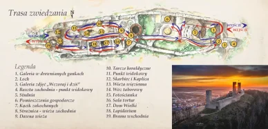 Zamek w Chęcinach — trasa zwiedzania