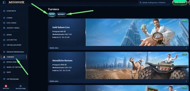 Turniere bi Millioner Casino