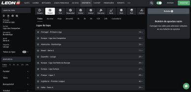 A variedade de jogos no jogos LeonBets apostas: Vale a pena explorar?