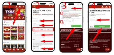 Proces registrácie v kasíne