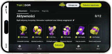 Osiągnięcia w Twindor