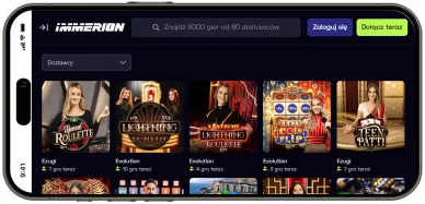 Gry na żywo Immerion