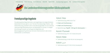 Fremdsprachige Angebote buwei.de