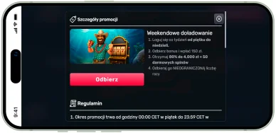 Promocja w TheSlotz “Weekendowe doładowanie”