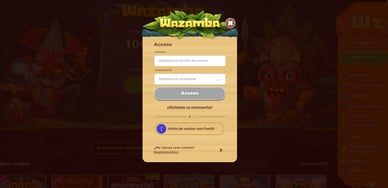 Acceso a Wazamba