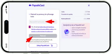 Wpisz 16-cyfrowy kod