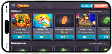 Promocje w kasynie Sklep w kasynie Bearo