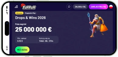 Promocje w kasynie Turnieje w Kasyno TuffPuff