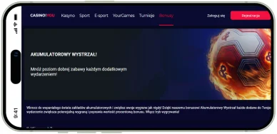 Promocje w kasynie Promocje “Akumulatorowy Wystrzał” w CasinoAndYou