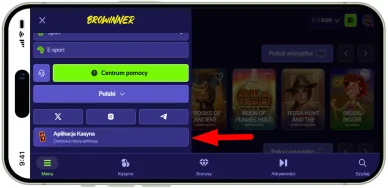 Kasyno mobilne Aplikacja Kasyna Browinner