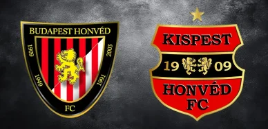 A Kispest-Honvéd FC logója A Budapest Honvéd FC logója