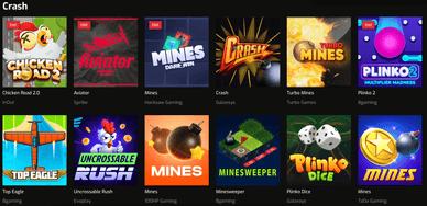 Jogos Crash Jogos Crash no Hugo casino