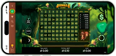 Gry “Jungle Keno”
