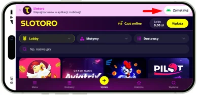 Mobilne kasyno Slotoro Kasyno mobilne